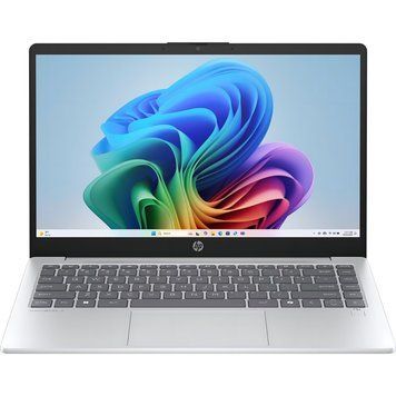 HP Ноутбук HP OmniBook 3 14-ha0003ua 14" FHD AG, AMD AI 5 340, 16GB, F512GB, UMA, Win11, сріблястий BV5U2EA фото