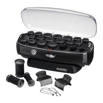 BaByliss Термо бігуді, 50Вт, 90-140 &deg;C, кейс, кераміка, чорний RS035E фото