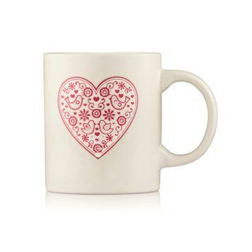 ARDESTO Mug Heart, 320ml, ceramic, white AR3074W фото