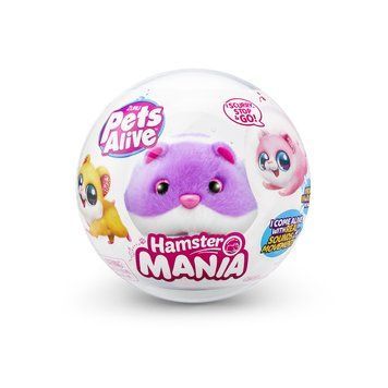 Інтерактивна м'яка іграшка PETS ALIVE S1 &ndash; КУМЕДНИЙ ХОМ&rsquo;ЯЧОК (фіолетовий) 9543-3 фото