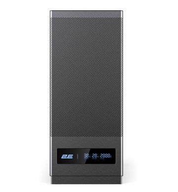 2E Gaming Корпус 2E GAMING Iconic DS V8202B без БП, 1xUSB3.0, 1х USB 2.0, 1xUSB Type-C, 3x120мм ARGB, VGA 330мм, LCS ready, контроллер з пультом, дисплей, TG Side Panel, ATX, чёрный 2E-V8202B фото