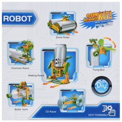 Same Toy Робот-конструктор - Екобот 6 в 1 на сонячній батареї 2127UT фото