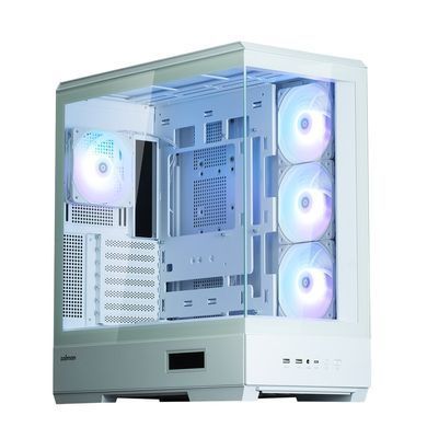 Zalman Корпус P50 DS без БП, 2xUSB3.0, 1xUSBType-C, 4x120мм ARGB, VGA 435мм, LCS ready, TG Side Panel, ATX, белый P50DSWHITE фото
