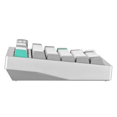 Lemokey Клавіатура механічна P1 Pro 84Key, Keychron Super Banana, WL/BT/USB-A, QMK/VIA, Hot-Swap, EN/UKR, RGB, Knob, Space Silver P1P-X4-UA фото