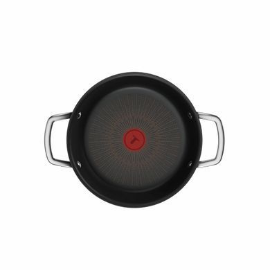 Tefal Сотейник Tefal Excellence+, з кришкою, 24см, алюміній, скло, бакеліт, чорний G3308802 фото