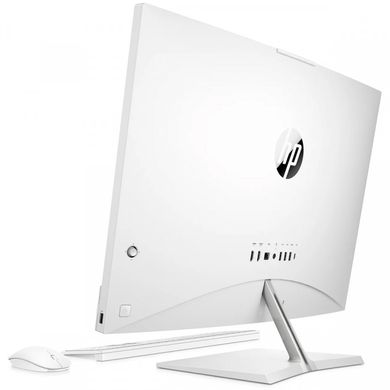 HP Комп'ютер персональний моноблок Pavilion 27" FHD IPS Touch, Intel i5-13400T, 16GB, F1TB, NVD3050-4, WiFi, кл+м, DOS, білий 95Z25EA фото