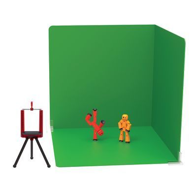 Игровой набор для анимационного творчества STIKBOT &ndash; СТУДИЯ АНИМАЦИИ (2 экскл. фиг.,штатив,сцена) TST617_UAKD фото