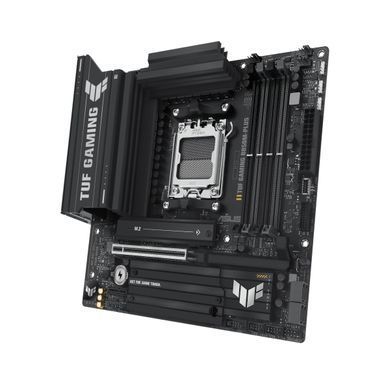 ASUS Материнcька плата TUF GAMING B850M-PLUS sAM5 B850 4xDDR5 M.2 HDMI DP mATX 90MB1IX0-M0EAY0 фото