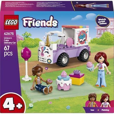 LEGO Конструктор LEGO Friends Автомобіль для доставки тортів з єдинорогами 42675 фото