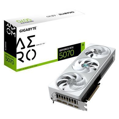 Gigabyte Відеокарта GeForce RTX 5070 12GB GDDR7 AERO OC GV-N5070AERO_OC-12GD фото