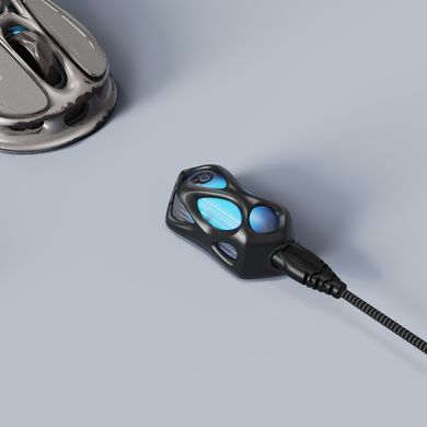 GravaStar Миша Mercury M1 Pro, magnesium alloy body, BT/WL/USB-A, RGB, Battle-Worn GRAVASTARM1PRO_WSM фото