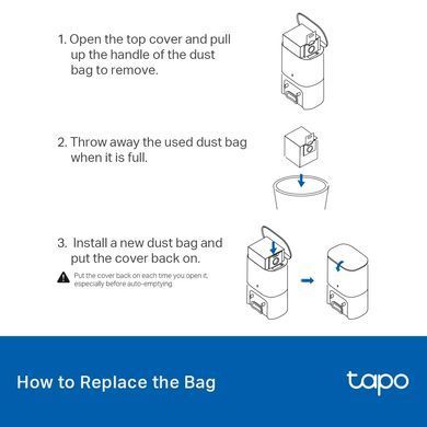 TP-Link Одноразовий мішок для пилу TAPO RVA202 TAPO-RVA202 фото
