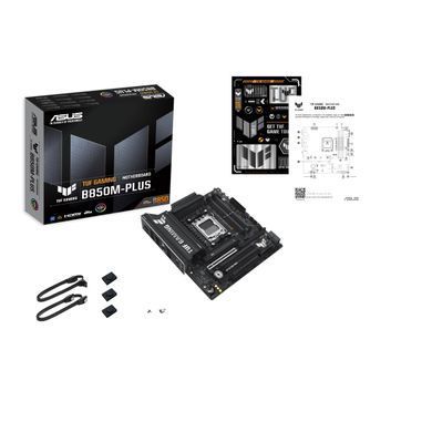 ASUS Материнcька плата TUF GAMING B850M-PLUS sAM5 B850 4xDDR5 M.2 HDMI DP mATX 90MB1IX0-M0EAY0 фото