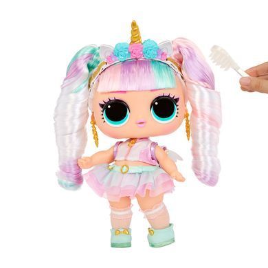 Игровой набор с мегакуклой L.O.L. SURPRISE! серии "Big Baby Hair Hair Hair" &ndash; ЕДИНОРОГ 579717 фото