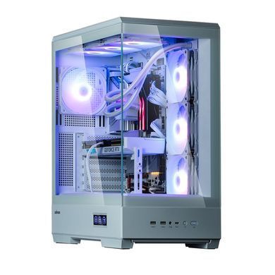 Zalman Корпус P50 DS без БП, 2xUSB3.0, 1xUSBType-C, 4x120мм ARGB, VGA 435мм, LCS ready, TG Side Panel, ATX, белый P50DSWHITE фото