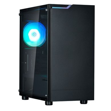 Zalman Корпус T4 Plus без БП, 2xUSB3.0, 1xUSB2.0, 1x120мм ARGB, VGA 3200мм, mATX, чёрный T4PLUS фото