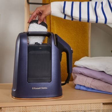 Russell Hobbs Russell Hobbs steamer Genie Maestro, 1700W, 750ml, steam boost -20g, vert. steaming, inox soleplate, blue 27600-56 фото