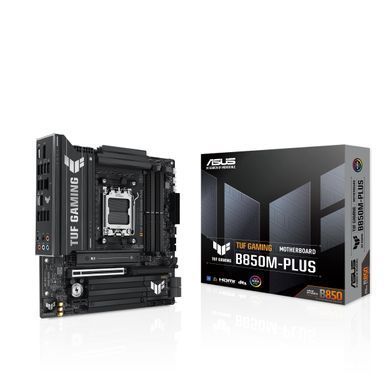 ASUS Материнcька плата TUF GAMING B850M-PLUS sAM5 B850 4xDDR5 M.2 HDMI DP mATX 90MB1IX0-M0EAY0 фото