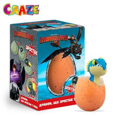 Растущая игрушка в яйце - DREAMWORKS DRAGONS (в ассорт.,в диспл.) 13328 фото