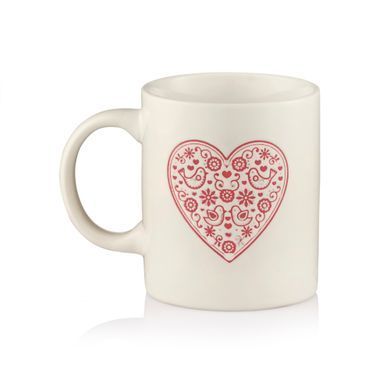 ARDESTO Mug Heart, 320ml, ceramic, white AR3074W фото