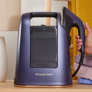 Russell Hobbs Russell Hobbs steamer Genie Maestro, 1700W, 750ml, steam boost -20g, vert. steaming, inox soleplate, blue 27600-56 фото
