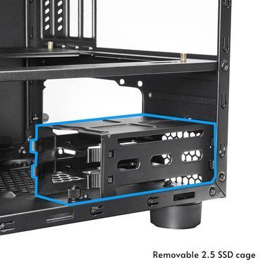 Chieftec Корпус The Cube CI-03B, без БЖ, 2xUSB3.0, 1xUSB3.2 Gen2 Type-C, 1x200мм HDB, VGA 335мм, LCS ready, mATX, чорний CI-03B-OP фото