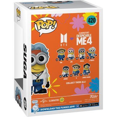 Funko Фигурка Funko POP Rocks: Minions X BTS - Suga 889698859684 фото