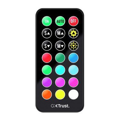 Trust Крісло GXT 716 Rizza, ПУ шкіра, 3D-Armrests, RGB, чорний 25376_TRUST фото