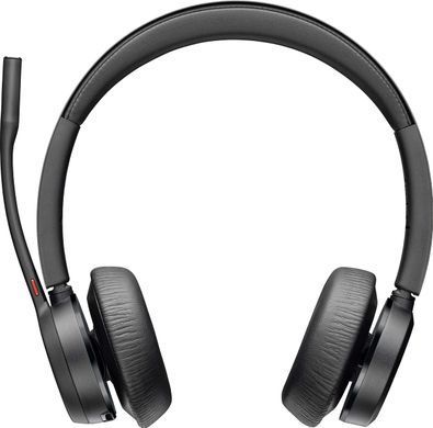 Poly Гарнітура комп'ютерна стерео On-ear Voyager 4320-M з адаптером BT700, USB-C, Bluetooth, всеспрямований, Acoustic fence, сертифікат Microsoft Teams, чорний 77Z30AA фото