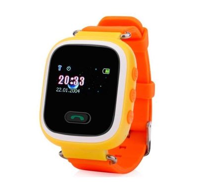 Детские телефон-часы с GPS трекером GOGPS ME K11 Желтые K11YL фото