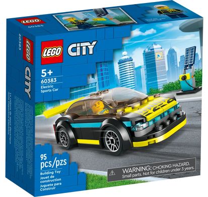 Конструктор LEGO City Электрический спортивный автомобиль 60383 фото