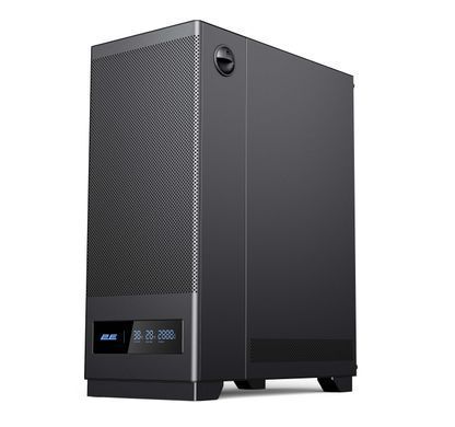2E Gaming Корпус 2E GAMING Iconic DS V8202B без БП, 1xUSB3.0, 1х USB 2.0, 1xUSB Type-C, 3x120мм ARGB, VGA 330мм, LCS ready, контроллер з пультом, дисплей, TG Side Panel, ATX, чёрный 2E-V8202B фото