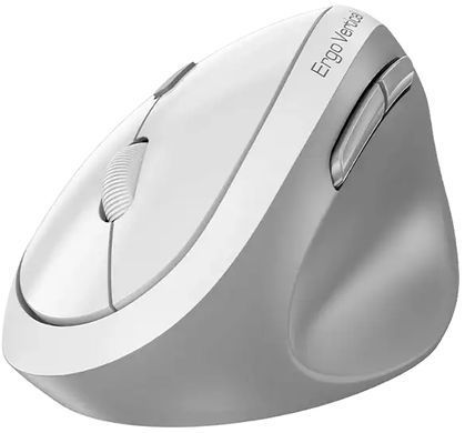 Genius Миша Genius Ergo 8350S, Silent, AI, WL/BT, біло-сірий 31030041401 фото