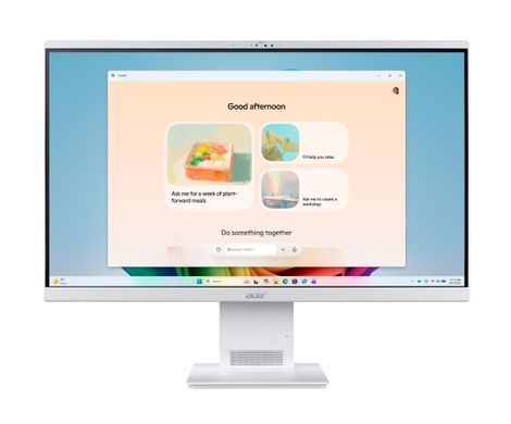 Acer Комп'ютер персональний моноблок Acer Aspire S27B-UGMTL-H 27" FHD, Intel U7-155H, 32GB, F1TB, UMA, WiFi, кл+м, Lin, білий DQ.BSCME.008 фото