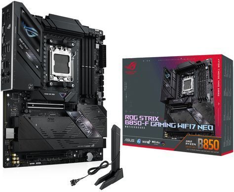 ASUS Материнcька плата ROG STRIX B850-F GAMING NEO sAM5 B850 4xDDR5 M.2 HDMI DP USB ATX 90MB1NX0-M0EAY0 фото
