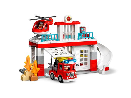 Конструктор LEGO DUPLO Пожарная часть и вертолёт 10970 фото