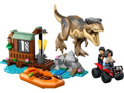 LEGO Конструктор LEGO Jurassic World Втеча річкою від тиранозавра 76975 фото