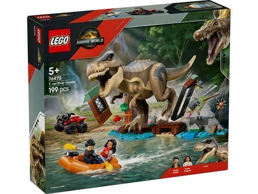 LEGO Конструктор LEGO Jurassic World Втеча річкою від тиранозавра 76975 фото