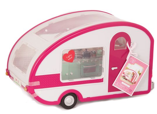 Транспорт для ляльок LORI Кемпер рожевий LO37011Z фото
