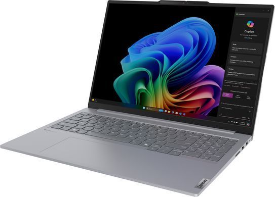 Lenovo Ноутбук Lenovo ThinkBook 16-G7 16" WUXGA IPS AG, Snapdragon X Plus X1P-42-100, 16GB, F512GB, UMA, Win11P, сірий 21NH0000RA фото