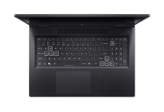 Acer Ноутбук Nitro 17 AN17-71 17.3" FHD IPS, Intel i5-13500HX, 16GB, F512FB, NVD4050-6, Lin, чорний NH.QJGEU.003 фото