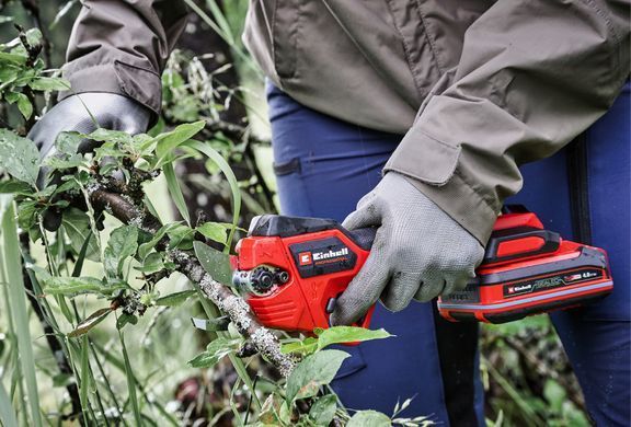 Einhell Секатор акумуляторний GP-LS 18/28 Li BL - Solo, PXC, 18В, безщітковий, товщ. 28/14 мм, сталь SK5, 0.82 кг (без АКБ і ЗП) 3408320 фото