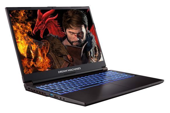 Dream Machines Ноутбук RG2050-15 15.6FHD IPS, Intel i7-13620H, 32GB, F1TB, NVD2050-4, DOS, чорний RG2050-15UA26 фото