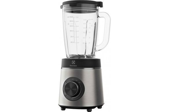 Electrolux Блендер стаціонарний 1400Вт, чаша-1750мл, скло, вакуумний, кришення льоду, приготування супу, імпульсний режим, метал
