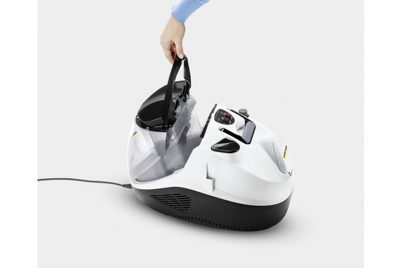 Karcher Паропилосос SV 7, 2200Вт, вологе прибирання, вода -0.45л, HEPA, обробка парою, біло-чорний 1.439-490.0 фото