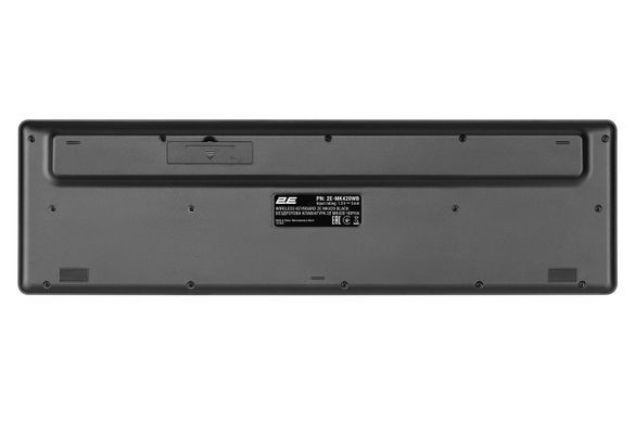 2E Комплект клавіатура та миша MK420 WL, EN/UK/RU, чорний 2E-MK420WB фото
