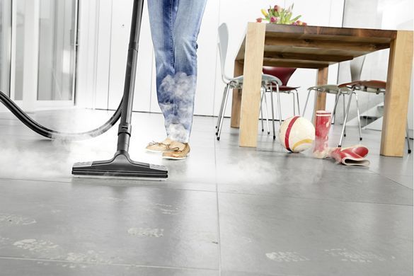Karcher Паропилосос SV 7, 2200Вт, вологе прибирання, вода -0.45л, HEPA, обробка парою, біло-чорний 1.439-490.0 фото