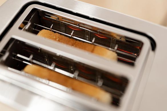 Gorenje Тостер 800Вт, підігрів, розморожування, пластик, сріблястий