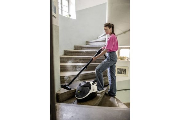 Karcher Паропилосос SV 7, 2200Вт, вологе прибирання, вода -0.45л, HEPA, обробка парою, біло-чорний 1.439-490.0 фото