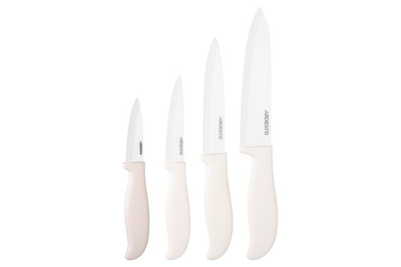 Нож керамический для овощей Ardesto Fresh 18.5 см, белый, керамика/пластик AR2118CW фото